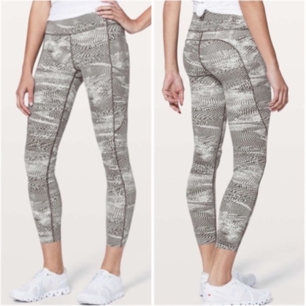 Lululemon Fast & Free 7/8 Tight II *Nulux 25" size 6